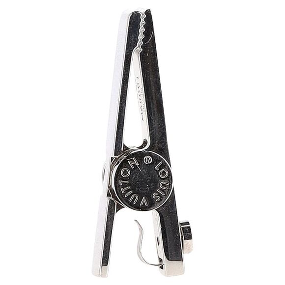 Louis Vuitton LV Lock Earphone Clip in Silver Metal - Picture 8 of 9